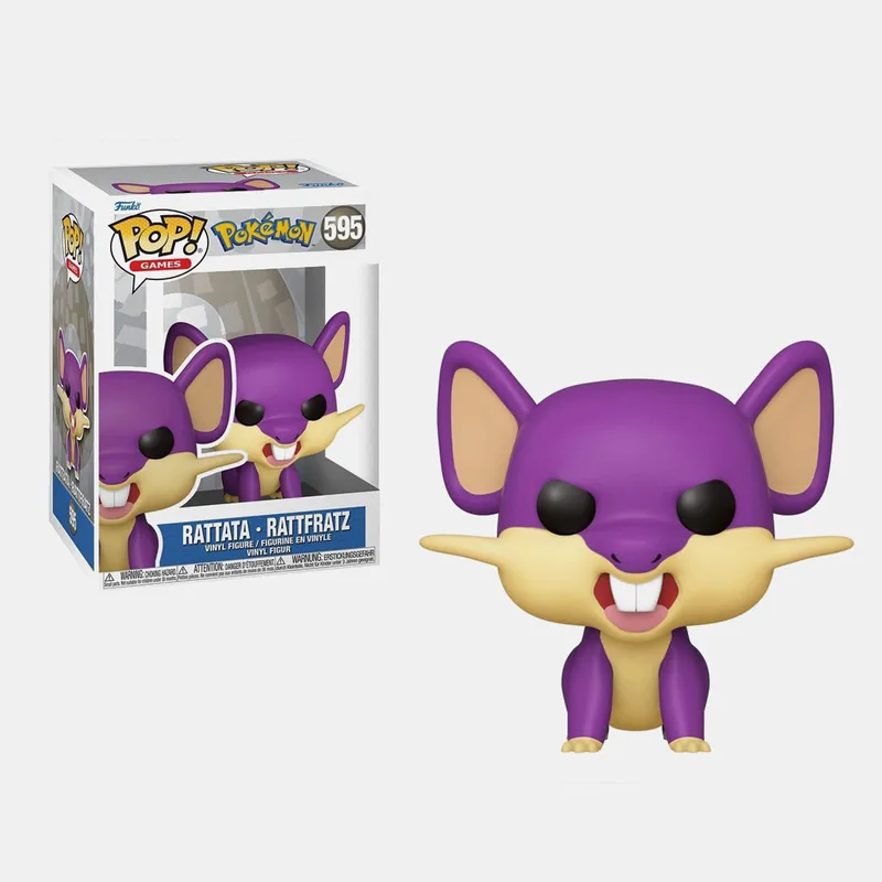 Funko Pop! Games: Pokemon - Rattata 595 Vinyl Fig (9000174625_1523)