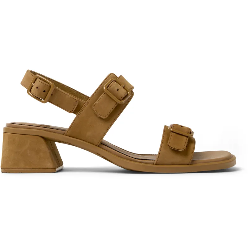 CAMPER Kora Sandal - Επίσημα παπούτσια Για Γυναικεία - Καφέ, Μέγεθος 41, Suede