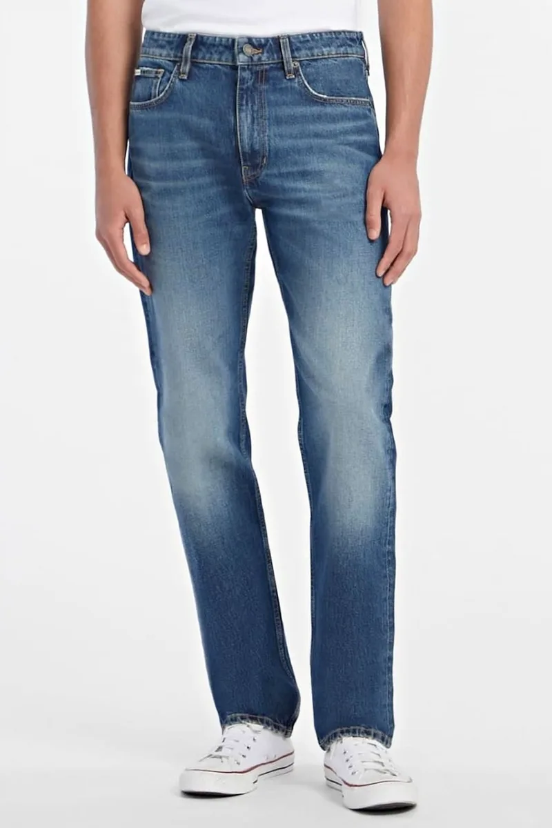 GUESS JEANS ΠΑΝΤΕΛΟΝΙ JEANS G16 STRAIGHT FIT ΜΠΛΕ