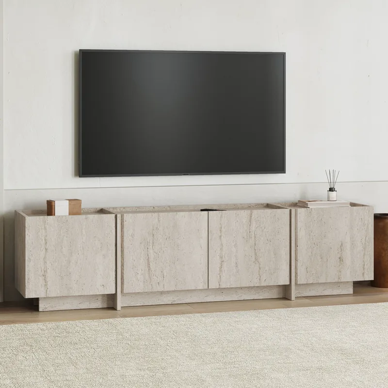 Έπιπλο Τηλεόρασης Lowen - Travertine 632Nrd1107 (180x46x35)