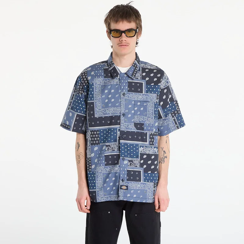 Πουκάμισο Dickies Glandorf Shirt Ss Dark Navy M