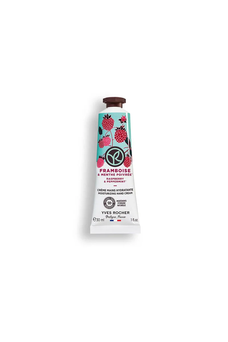 Yves Rocher Raspberry & Peppermint Moisturizing Hand Cream 30 ml - 72676