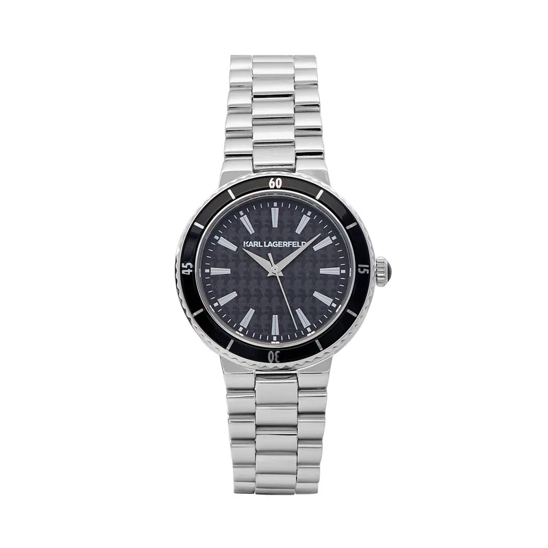 Ρολόι KARL LAGERFELD R0553104502 Ασημί