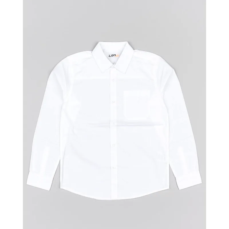 Πουκάμισο λευκό αγόρι Losan-LJBAP0102_24008-WHITE