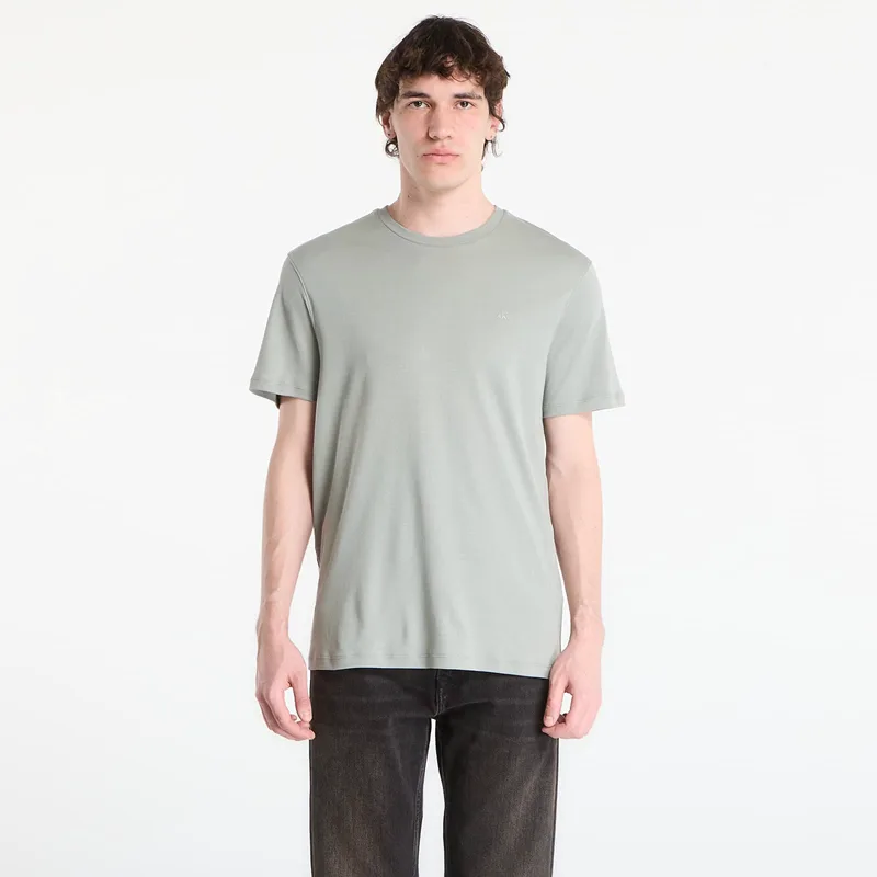 T-shirt Calvin Klein Ss Supima Chest Emb Crewneck Tee Shadow M