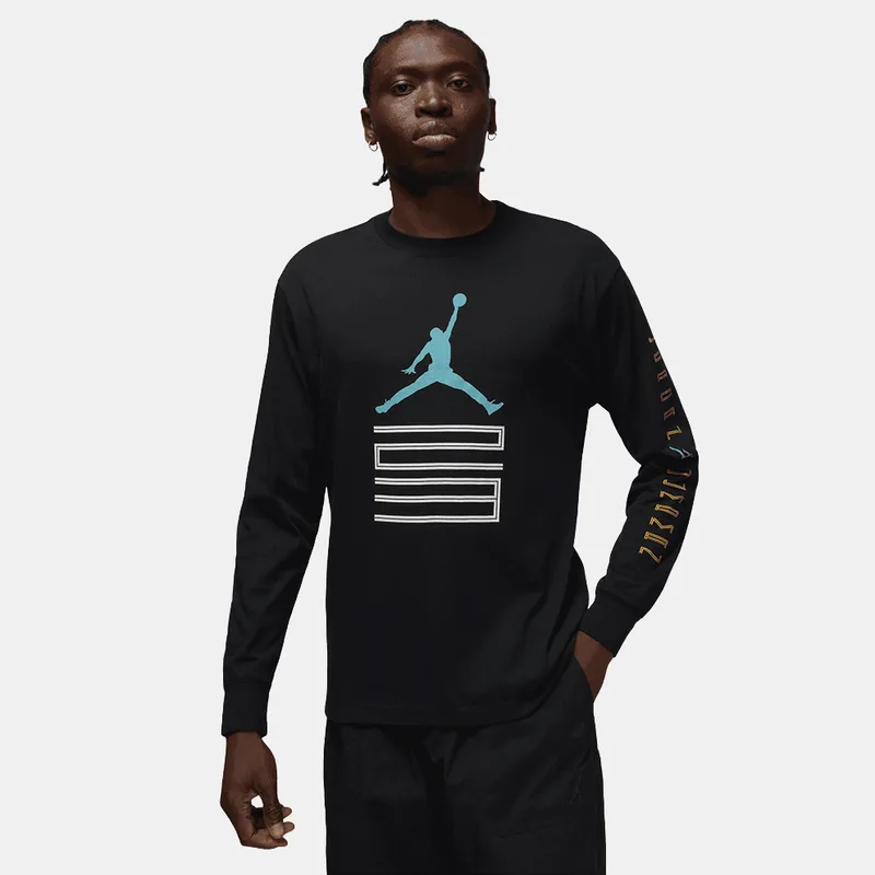 Jordan Brooklyn Graphic Ανδρική Μπλούζα με Μακρύ Μανίκι (9000234787_1469)