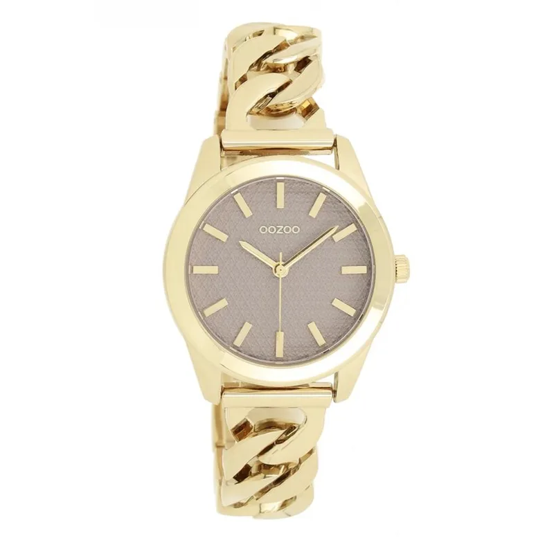 OOZOO Timepieces - C11420, Χρυσό case with Stainless Steel Bracelet