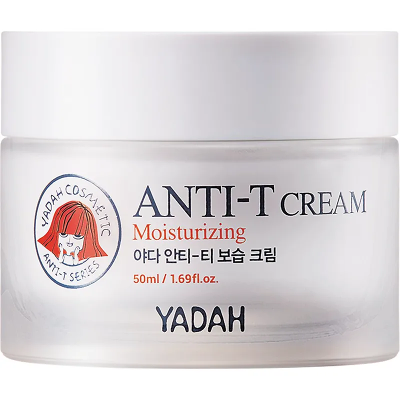 Yadah Anti-T Moisturizing Cream Ενυδατική Κρέμα Προσώπου με Βοτανικά Συστατικά που Καταπραΰνει την Ευαίσθητη Επιδερμίδα 50ml