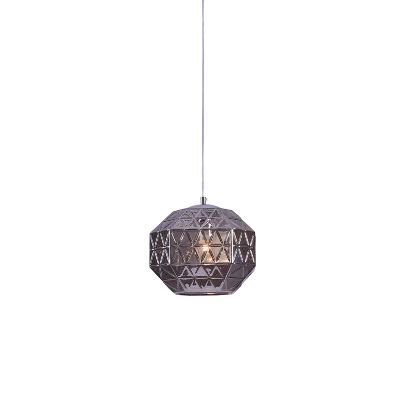 Φωτιστικό Οροφής Μονόφωτο Homelighting Matilde 77-3747 Smoke Glass