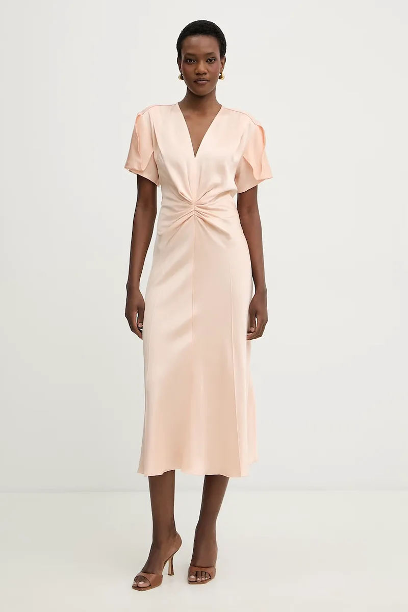 Victoria Beckham φόρεμα lingerie με βισκόζη