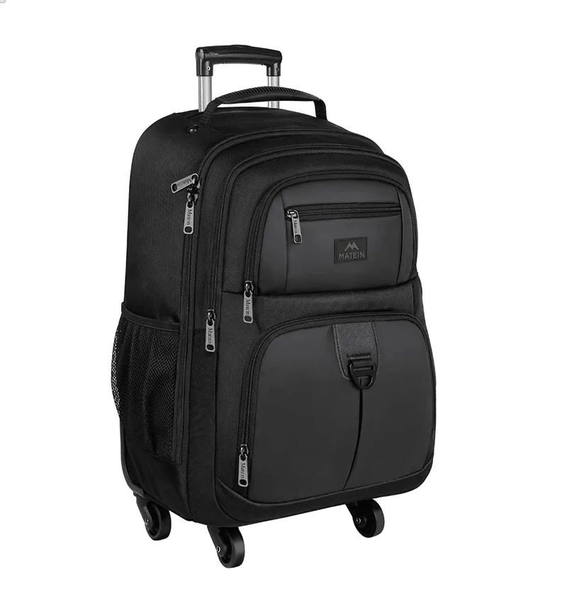 Σακίδιο πλάτης Τροχήλατο 45L Laptop 17” Matein 1212 μαύρο