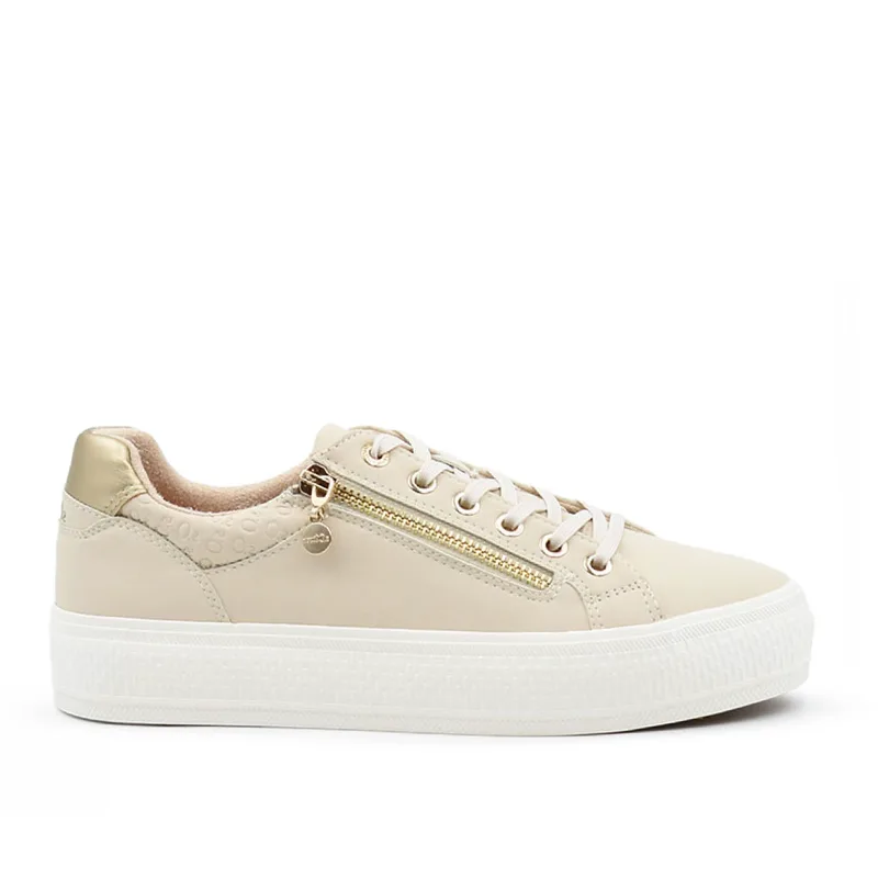 S.OLIVER ΓΥΝΑΙΚΕΙΟ SNEAKER 2177840.8100 BEIGE