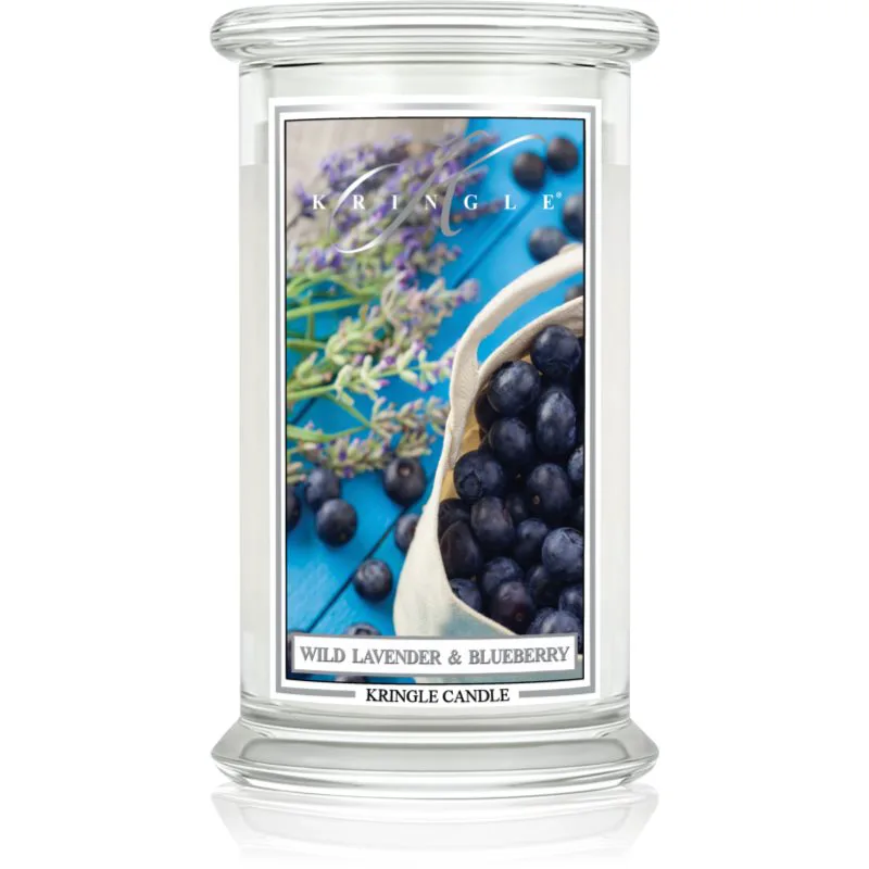 Kringle Candle Classic Wild Lavender & Blueberry αρωματικό κερί 623 γρ