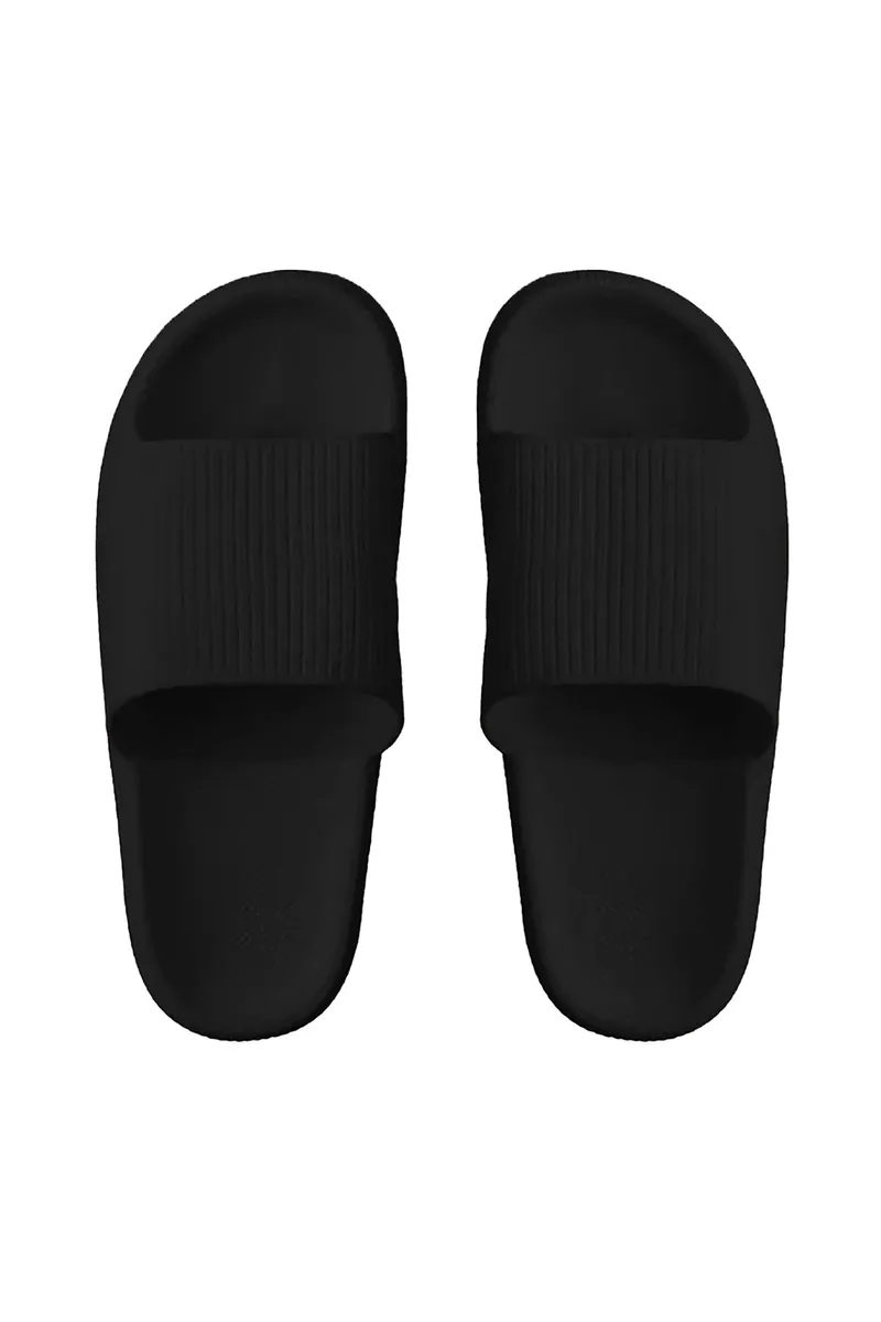 Glooms unisex σαγιονάρες μονόχρωμες "Recovery" - 101 Μαύρο