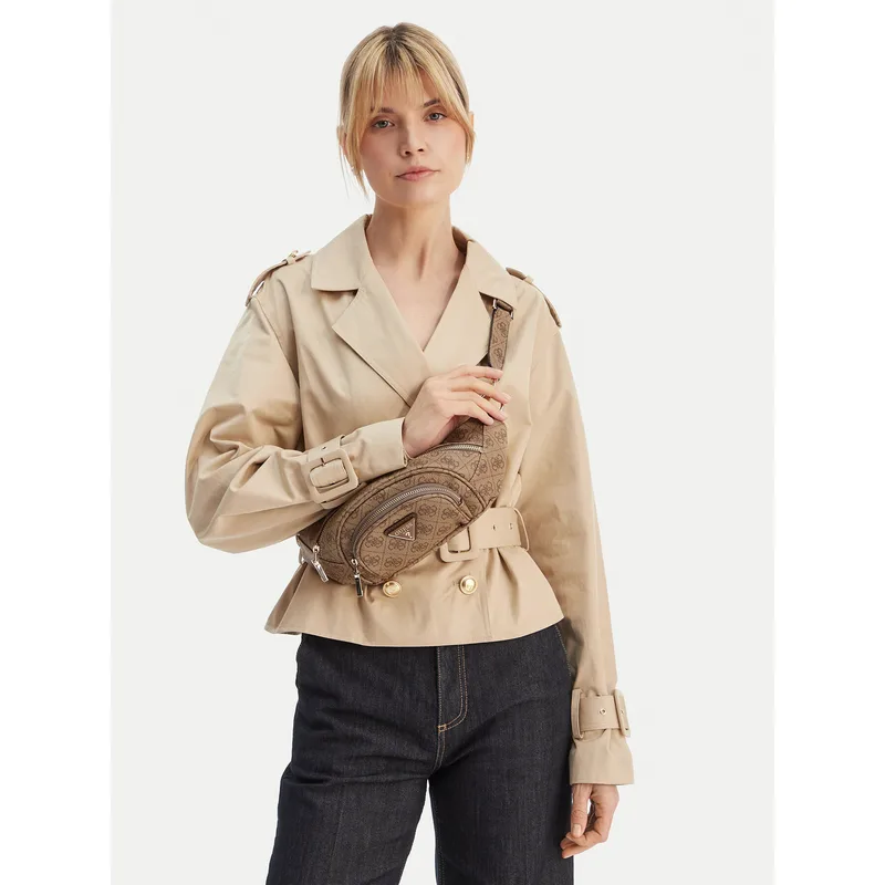 Τσαντάκι Μέσης Guess Latona Travel TWHB92 11080 Καφέ