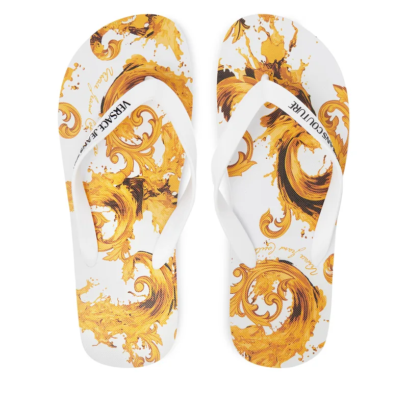 Σαγιονάρες Versace Jeans Couture 80YA3SQ7 ZSS80 Λευκό