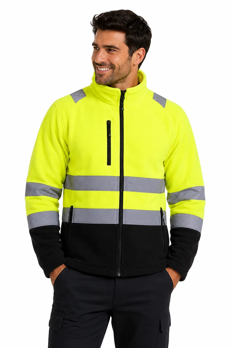 PRISMA HV FLEECE Ανακλαστική ζακέτα STENSO 04100254 Yellow