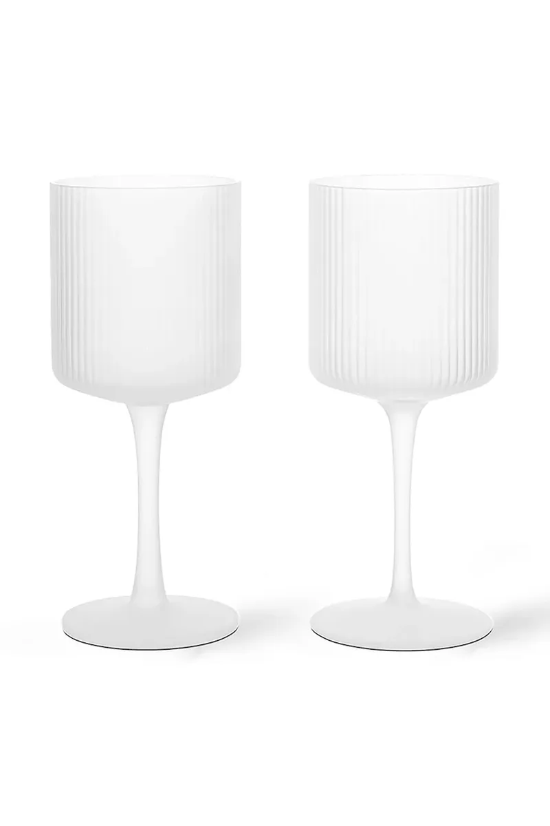 Σετ ποτηριών κρασιού ferm LIVING Ripple 260 ml 2-pack