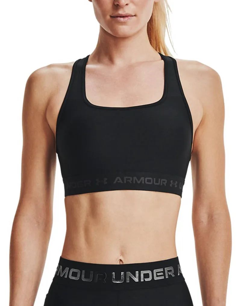 UNDER ARMOUR UA Crossback Mid Bra 1361034-001 Black