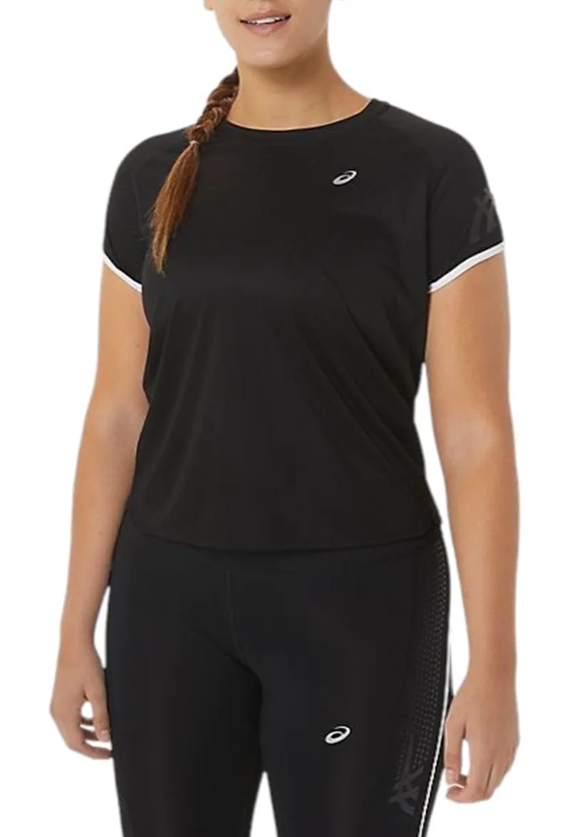 Μπλούζα Κοντομάνικη Asics Icon 2012C741-001 Γυναικείο