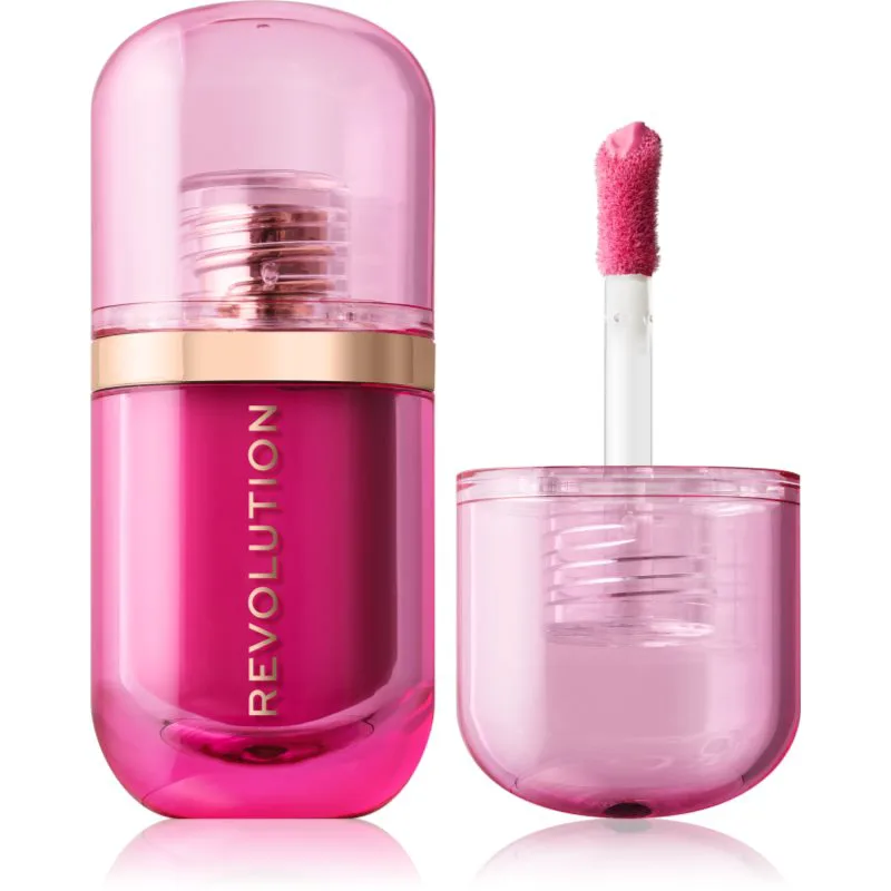 Revolution Superdewy Blush Burst υγρό ρουζ απόχρωση Bubblegum Burst Ροζ 4.2 ml
