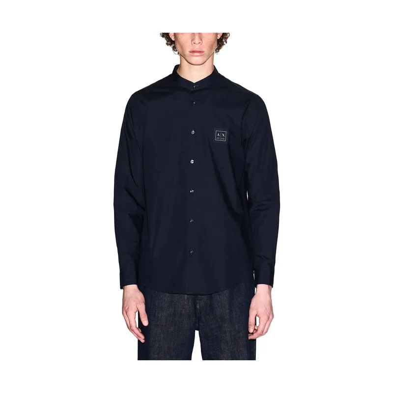 Πουκάμισο με μακριά μανίκια EAX REGULAR FIT SHIRT MEN