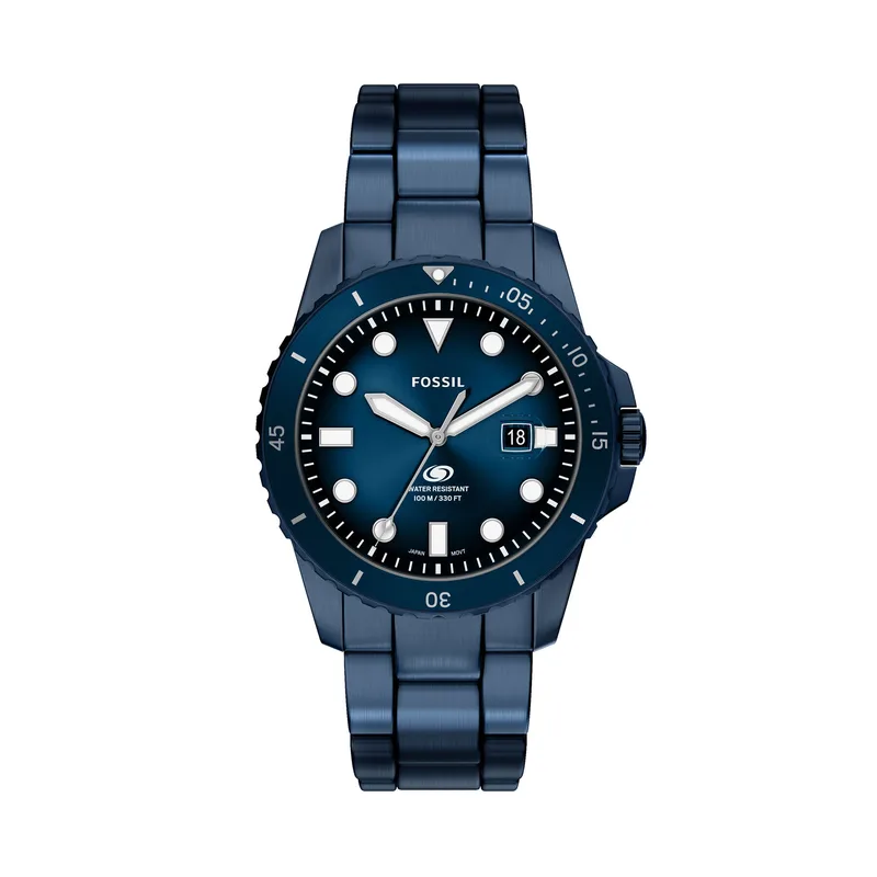 Ρολόι Fossil Blue FS6166 Σκούρο μπλε