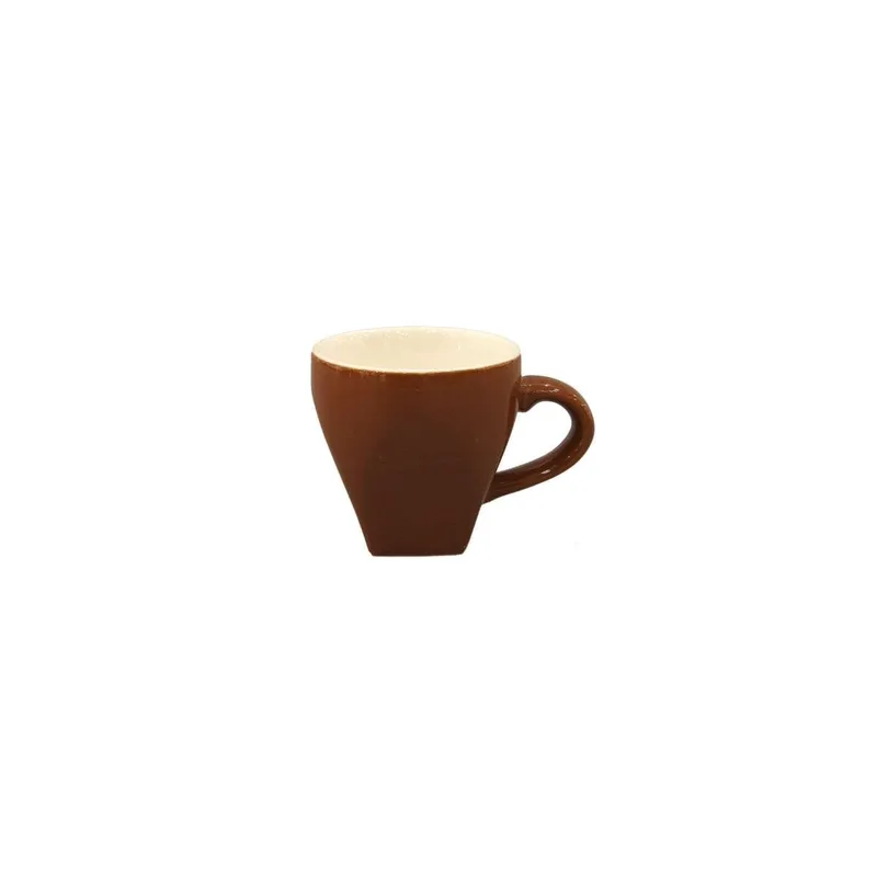 Φλυτζάνι Espresso Πορσελάνης Καφέ Must Art Et Lumiere 80ml 06651 (Σετ 4 Τεμάχια) (Υλικό: Πορσελάνη, Χρώμα: Καφέ) - Art Et Lumiere - lumiere_06651