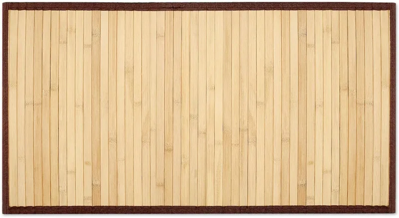 Navaris Natural Bamboo Bath Mat - Χαλάκι Μπάνιου από Μπαμπού - 80 x 43 cm - Light Brown (48383.2)