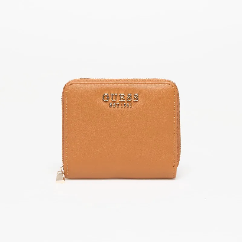 Πορτοφόλι GUESS Talent Slg Small Zip Around Caramel Universal