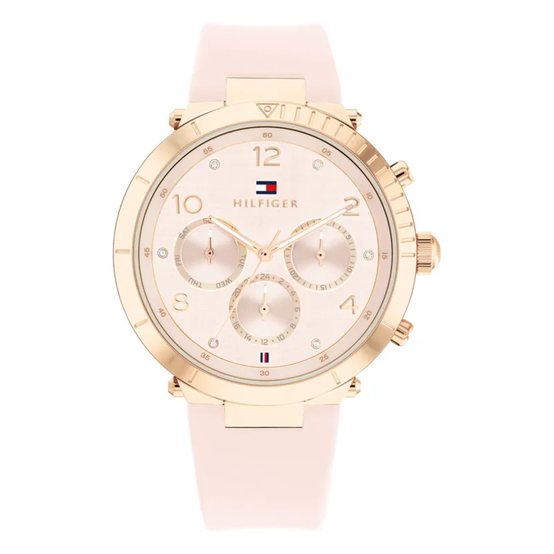 Tommy HILFIGER Emery Ροζ Rubber Strap 1782492