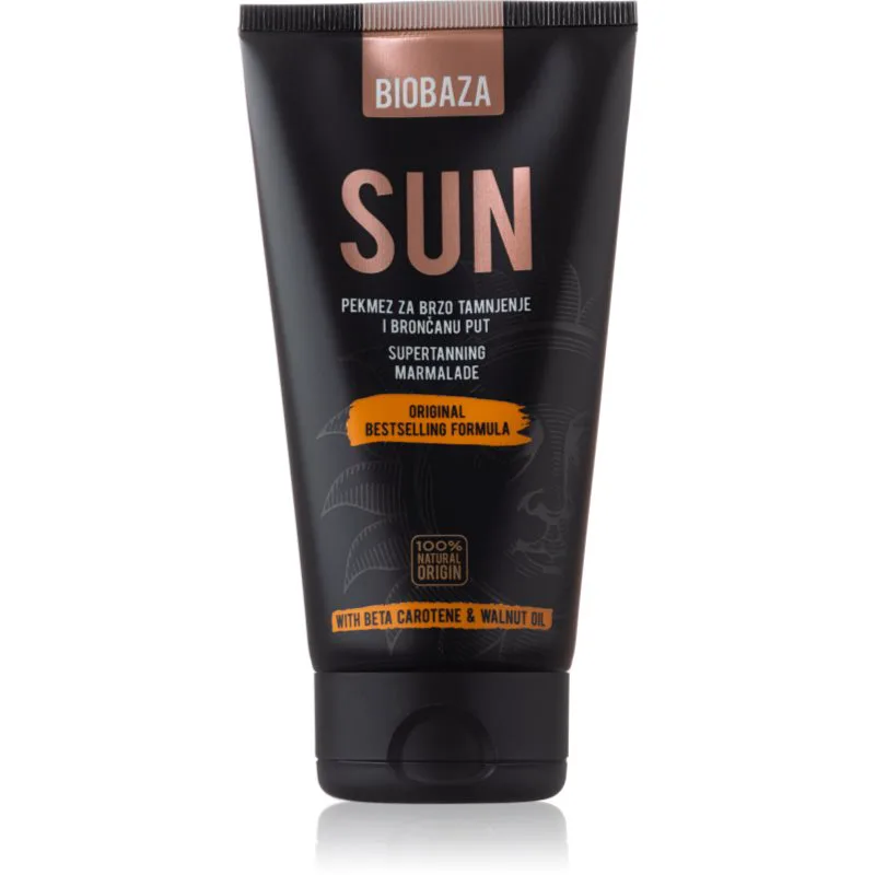BIOBAZA Sun αντηλιακή κρέμα για υποστήριξη μαυρίσματος 150 ml