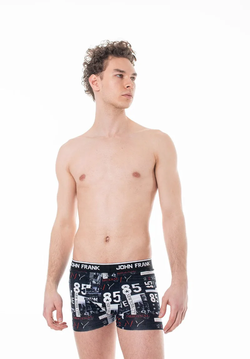 Boxer Ανδρικό John Frank Johny JFBD264-Μαύρο