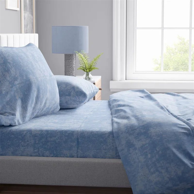 Παπλωματοθήκη Polycotton Μονή 160x240εκ. Shadow 14 Sky Blue DimCol (Χρώμα: Μπλε, Ύφασμα: 70% Βαμβάκι-30% Polyester, Μέγεθος: Μονά) - DimCol - 33330823004