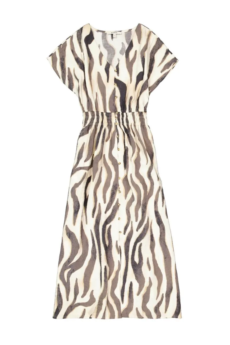 Garcia Γυναικείο Midi Dress - Animal Print-Q260080