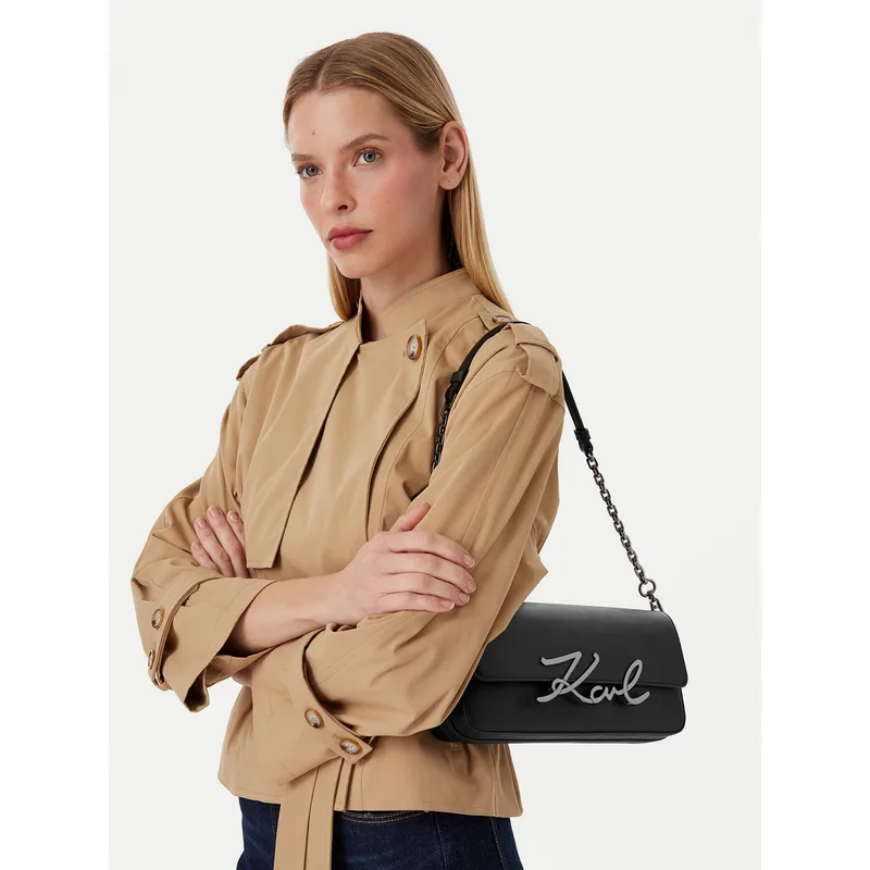 Τσάντα KARL LAGERFELD B3W30012 Μαύρο
