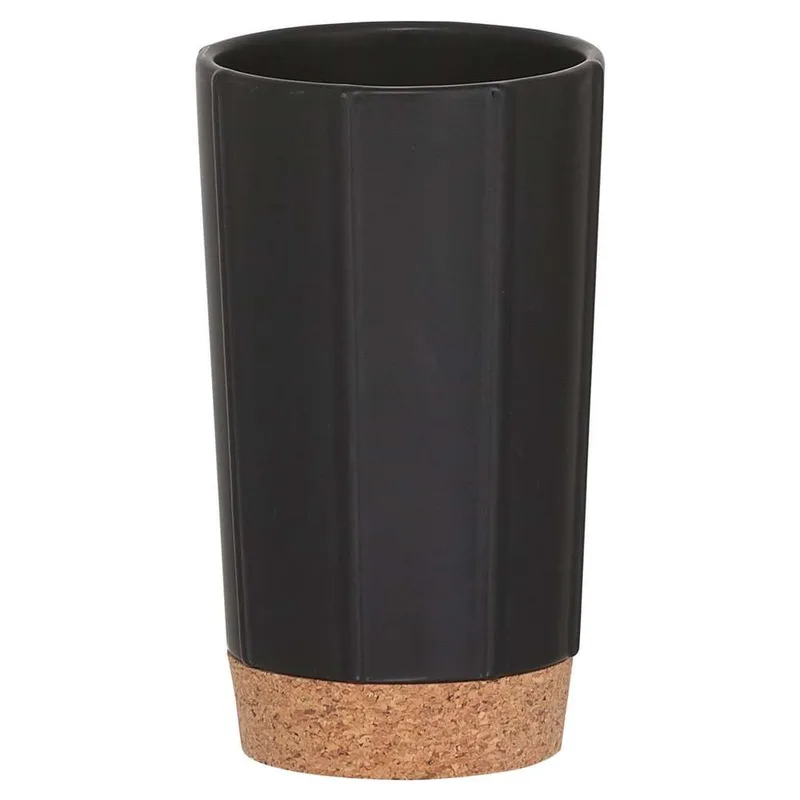 Cork black ποτήρι οδοντόβουρτσας Sealskin