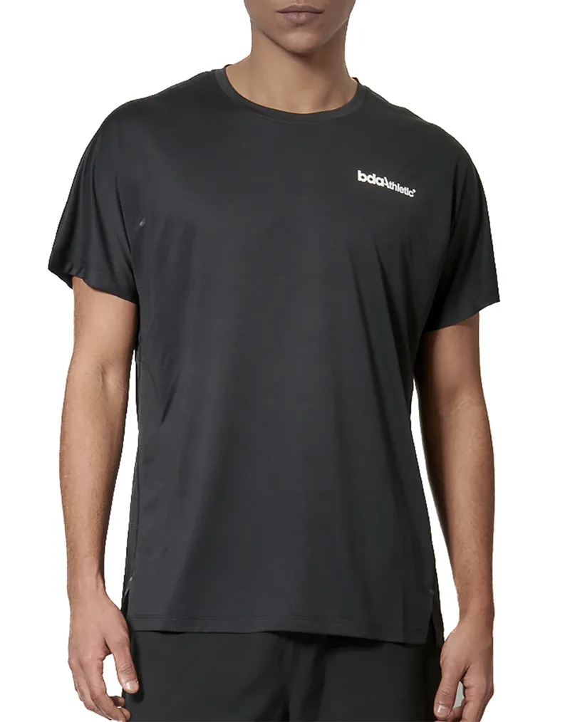 BODY ACTION MEN''S WORKOUT T-SHIRT 053620-01-BLACK Black