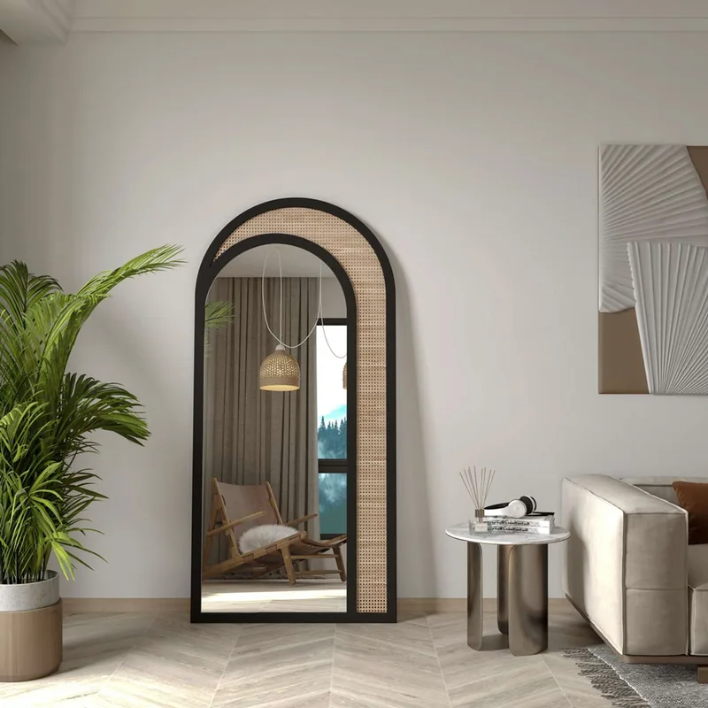 Καθρέπτης Δαπέδου Rafza - Black 985Etr1124 (80x170 cm)