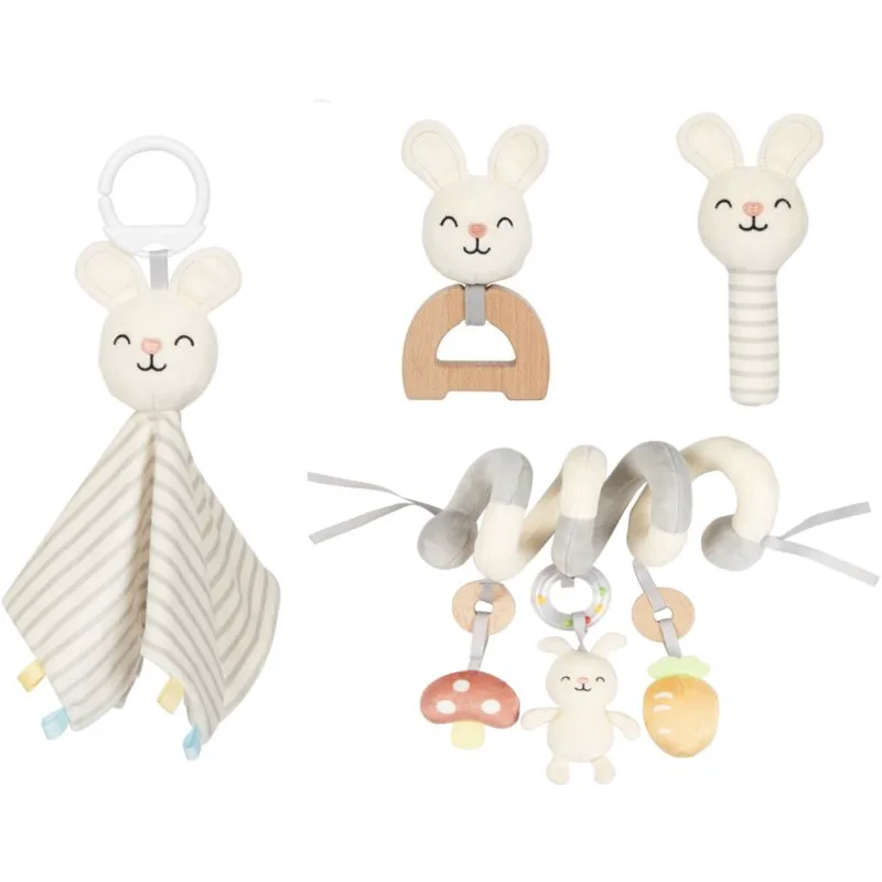 eliNeli Gift Set 4 in 1 σετ δώρου για μωρά Bunny 1 τμχ