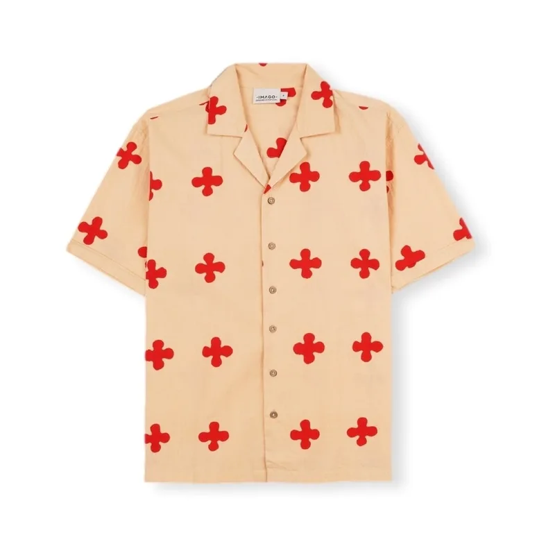 Πουκάμισο με μακριά μανίκια Imago Cross Shirt - Πορτοκαλί