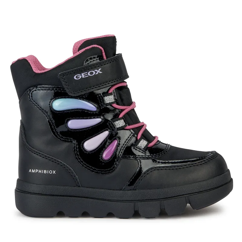Μπότες Geox J Willaboom Girl B A J36HWA 054FU C9240 M Μαύρο