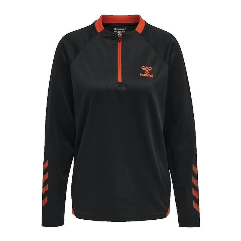 Αθλητικό T-shirt hummel Sweatshirt ACTION HALF ZIP WOMAN