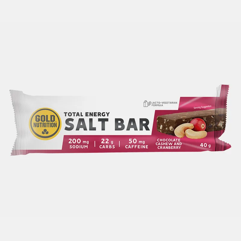 Χρυσό Nutrition Endurance Salt Μπάρα Ενέργειας με Σοκολάτα, Κάσιους & Κράνμπερι 40g (9000250853_89610)
