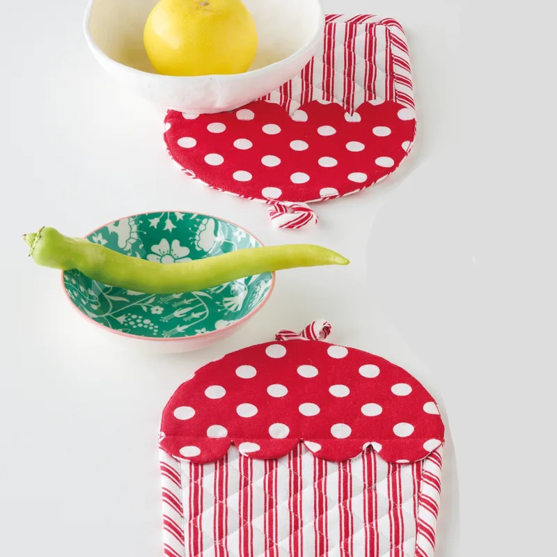 Πιάστρες 17X25 (Σετ 2 Τμχ) Kentia Cupcake