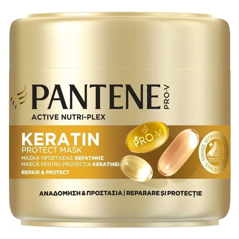 Pantene Pro-V Αναδόμηση & Προστασία Μάσκα Μαλλιών Για Αδύναμα Και Ταλαιπωρημένα Μαλλιά 500ml