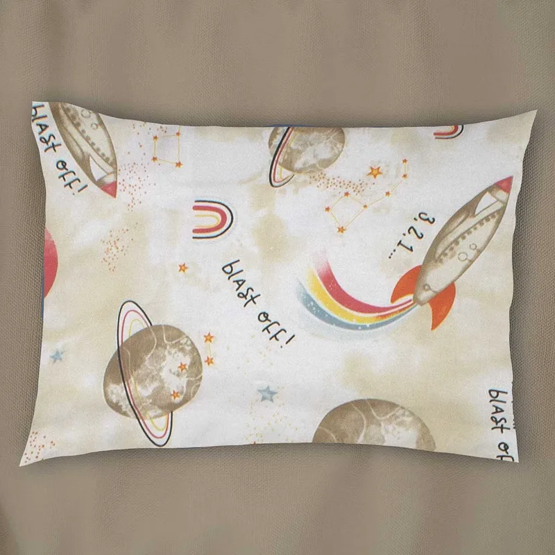Βρεφική Μαξιλαροθήκη (35x45) Dimcol Spaceship 186 Μπεζ