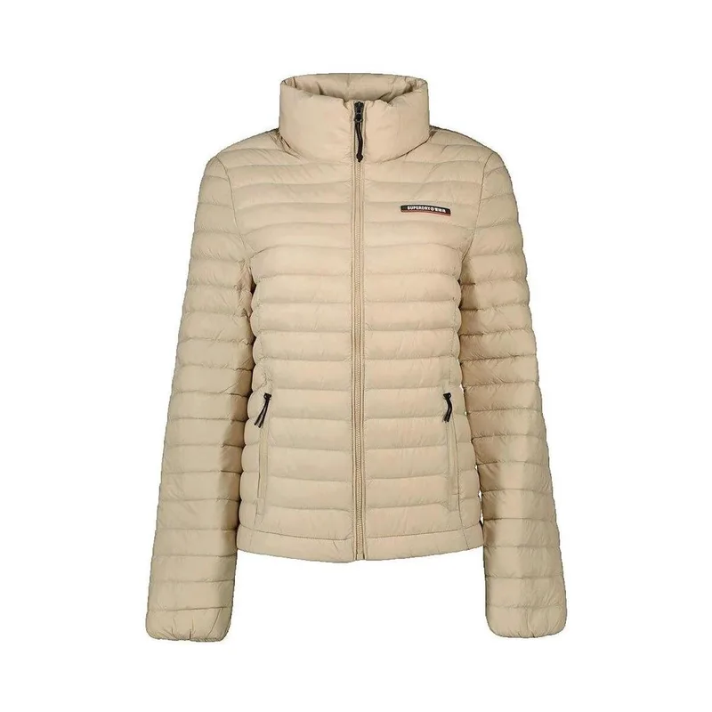Χοντρό μπουφάν Superdry Doudoune Tech Core Μπεζ