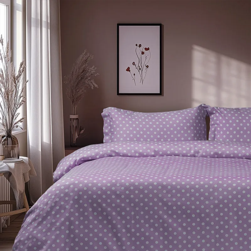 Beauty Home Σετ παπλωματοθήκη μονή Art 10101 Fancy 170×250 Λιλά