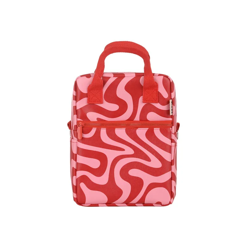 Τσάντα Φαγητού Ισοθερμική PVC Leather Coral Waves 7lt-20x14x27εκ. Save The Aegean Estia 01-41847 - estia - 01-41847